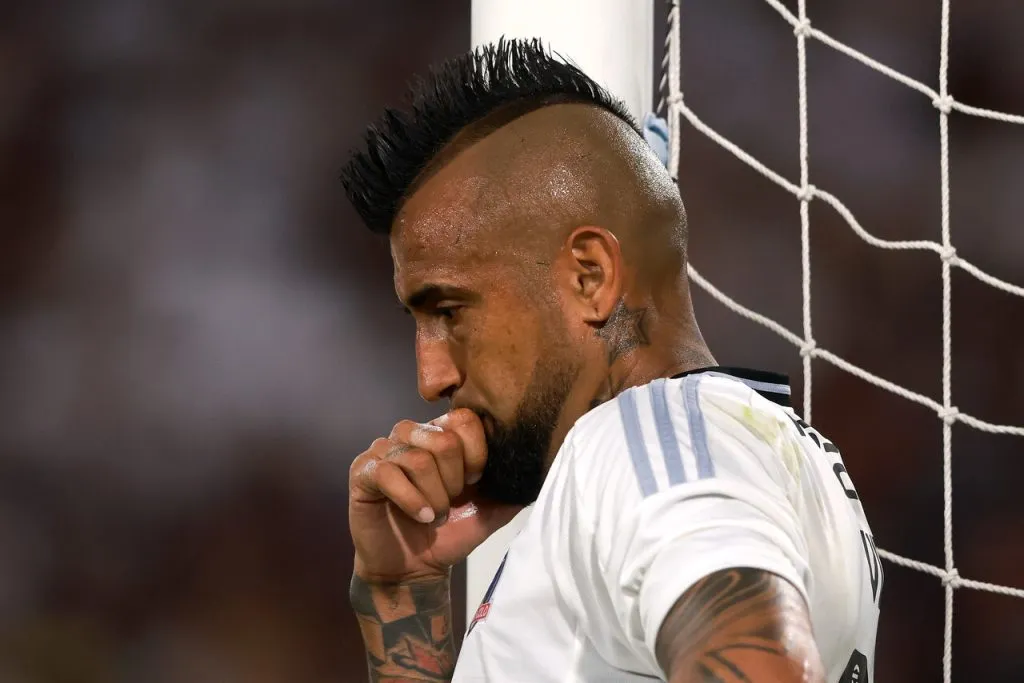 Arturo Vidal salió lesionado ante O’Higgins. | Foto: Photosport