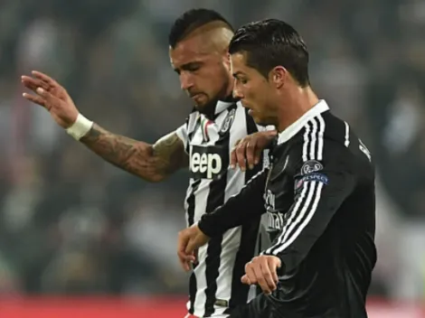 Arturo Vidal le deja en claro a CR7 quién es el GOAT