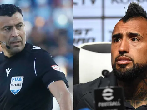 Roberto Tobar le hace un dibujito a Vidal para explicar polémica jugada