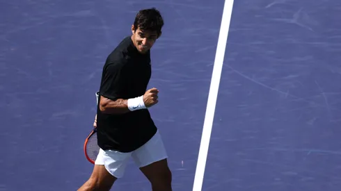 Cristian Garin se instala en la ronda final de la qualy del Masters 1000 de Indian Wells. (Foto: Getty)