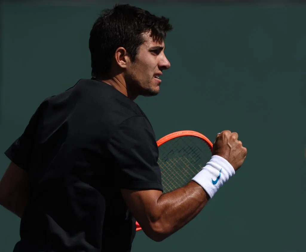 Cristian Garin avanza en el Masters 1000 de Indian Wells (Foto: Getty)