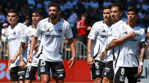 Futbol, Huachipato vs Colo Colo Tercera fecha, campeonato Nacional 2025. El equipo de Colo Colo es fotografiado durante el partido de primera division contra Huachipato disputado en el estadio CAP de Talcahuano, Chile. 03/03/2025 Eduardo Fortes/Photosport Football, Huachipato vs Colo Colo 3rd date, 2025 National Championship. Colo Colo team is pictured during the first division match against Huachipato held at the CAP stadium in Talcahuano, Chile. 03/03/2024 Eduardo Fortes/Photosport