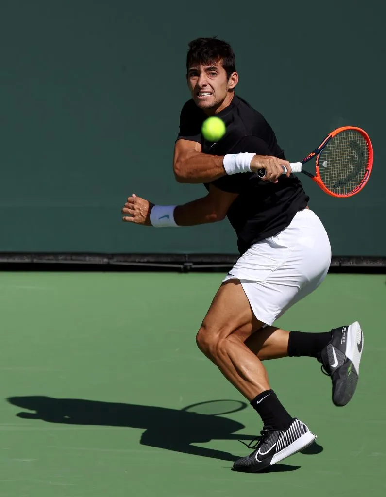 Cristian Garin cae en Indian Wells. (Foto: Getty)