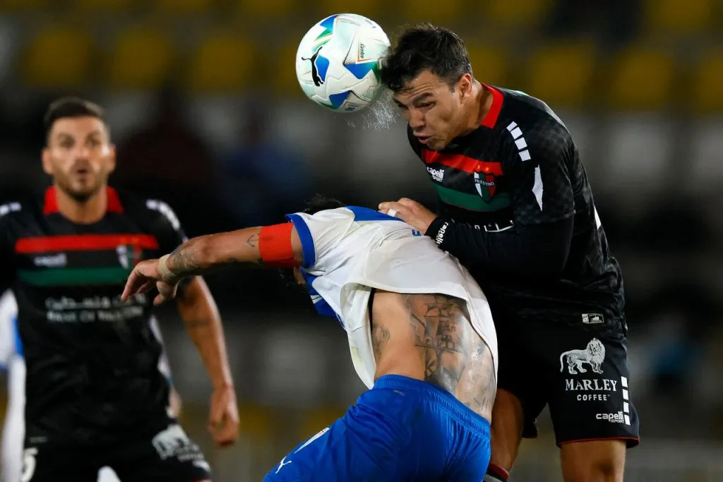 Palestino derrumbó a la UC en la Copa Sudamericana. | Foto: Photosport