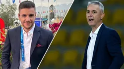 Gonzalo Foullioux le pega a Tiago Nunes en la Universidad Católica