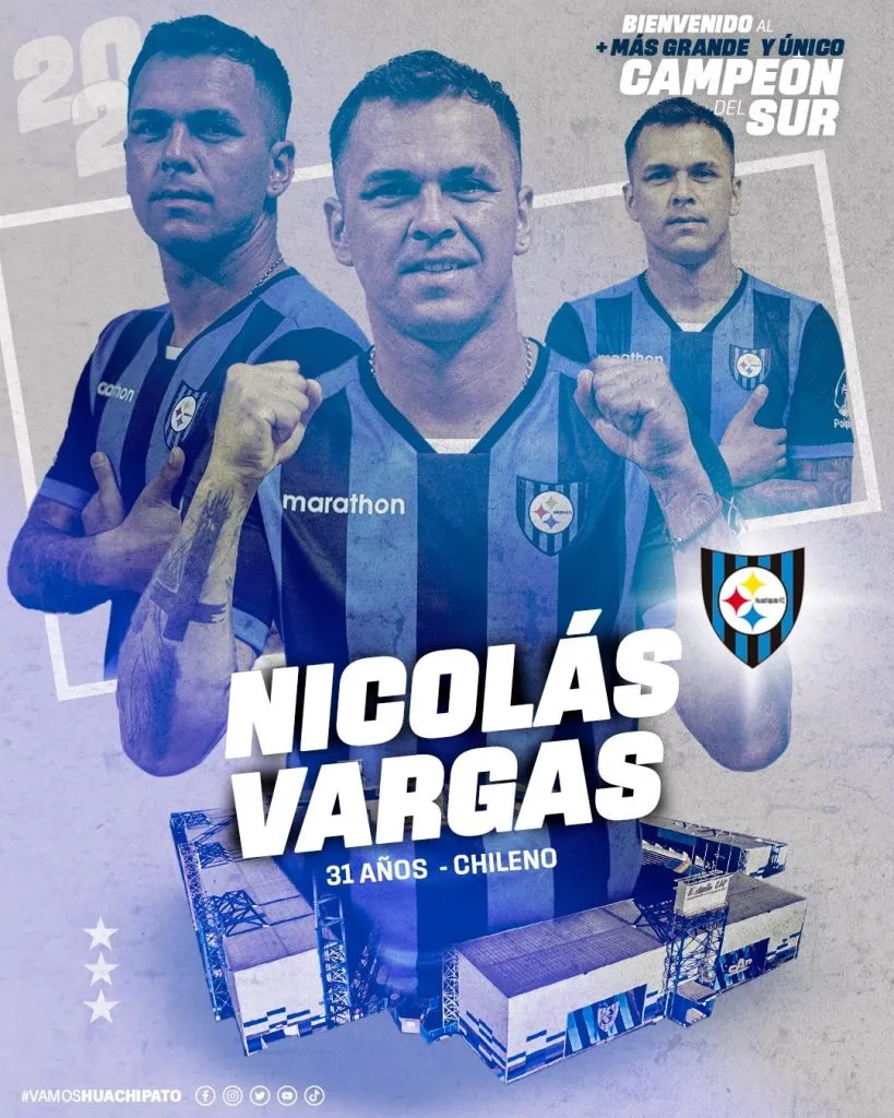 Nicolás Vargas se transformó en nuevo refuerzo de Huachipato