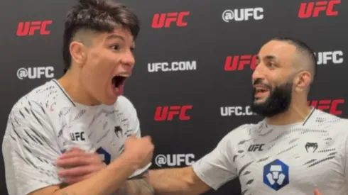 "La Jaula" Bahamondes y su emocionante reacción en la UFC.