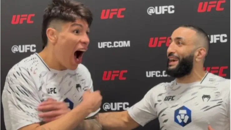 "La Jaula" Bahamondes y su emocionante reacción en la UFC.