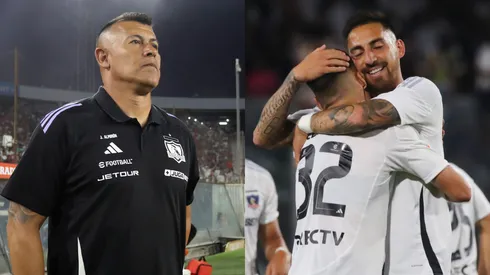 Jorge Almirón está conforme con el rendimiento de Javier Correa. (Foto: Photosport)