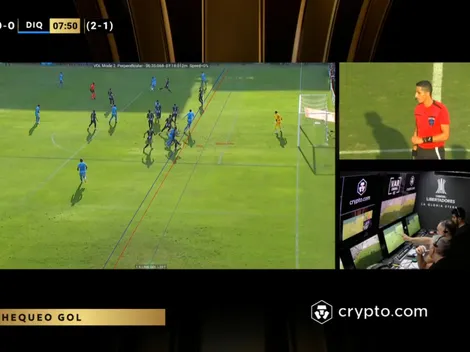 A Steffan Pino le anulan gol por finísimo offside en Iquique vs Alianza Lima por la Copa