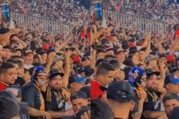 Carlos Palacios viendo el duelo del Cacique frente a los Ruleteros | FOTO: Captura