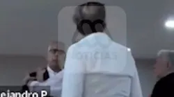 Carlos Cortés fue acusado de agresión a Aníbal Mosa. (Foto: Meganoticias)