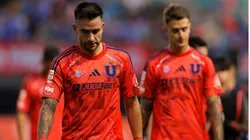 La decepción de Tito Awad tras el empate de Universidad de Chile.