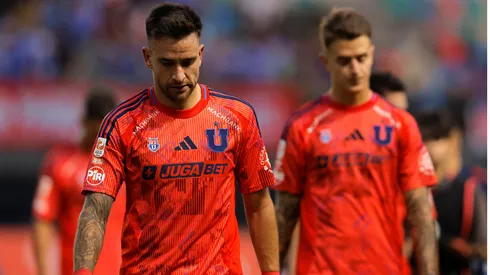 La decepción de Tito Awad tras el empate de Universidad de Chile.