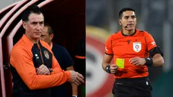 A César Bravo no le gustó el arbitraje de Mathias Riquelme.