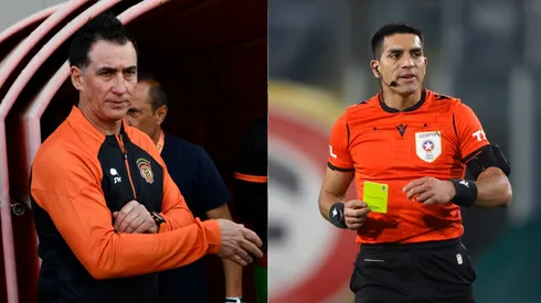 A César Bravo no le gustó el arbitraje de Mathias Riquelme.