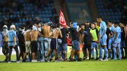 Partido entre Deportes Iquique y Unión Española fue suspendido. (Foto: Photosport)