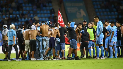Partido entre Deportes Iquique y Unión Española fue suspendido. (Foto: Photosport)