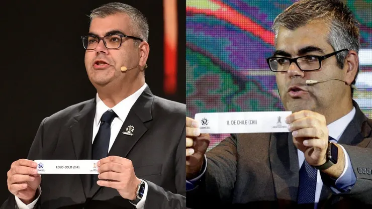 Federico Nantes, el hombre encargado de los papelitos en los sorteos de CONMEBOL.