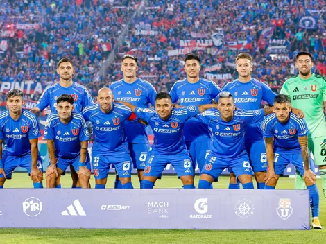 El grupo de Universidad de Chile para la Copa Libertadores 2025