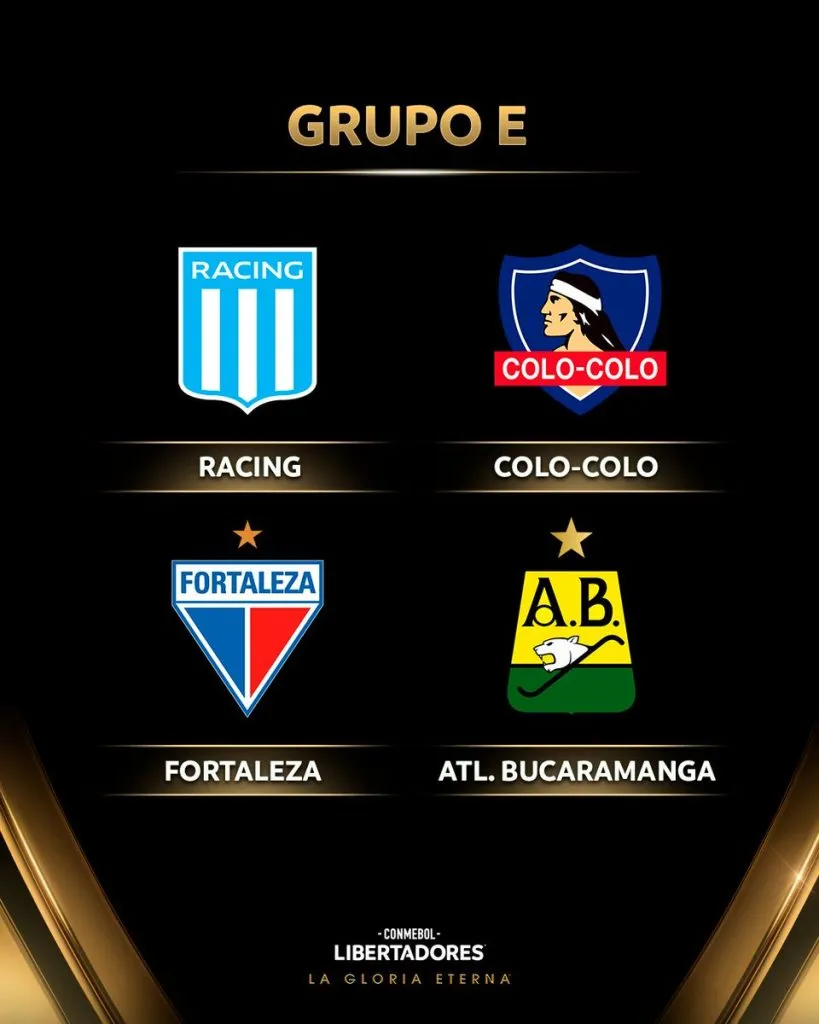 El Grupo E de la Copa Libertadores 2025.