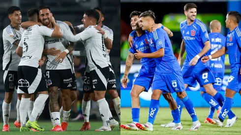 Colo Colo y la U correrían suertes dispares según la IA (Photosport).