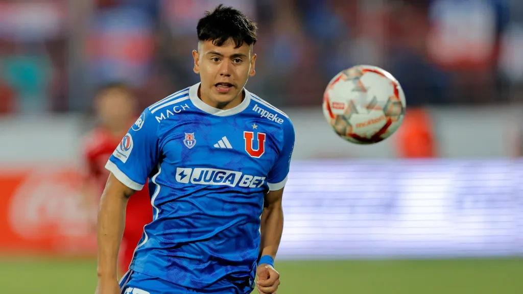 Ignacio Vásquez salió de la formación titular de Universidad de Chile para recibir a Santiago Morning.