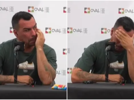 Esteban Paredes se entera en vivo de la muerte de Clavito Godoy