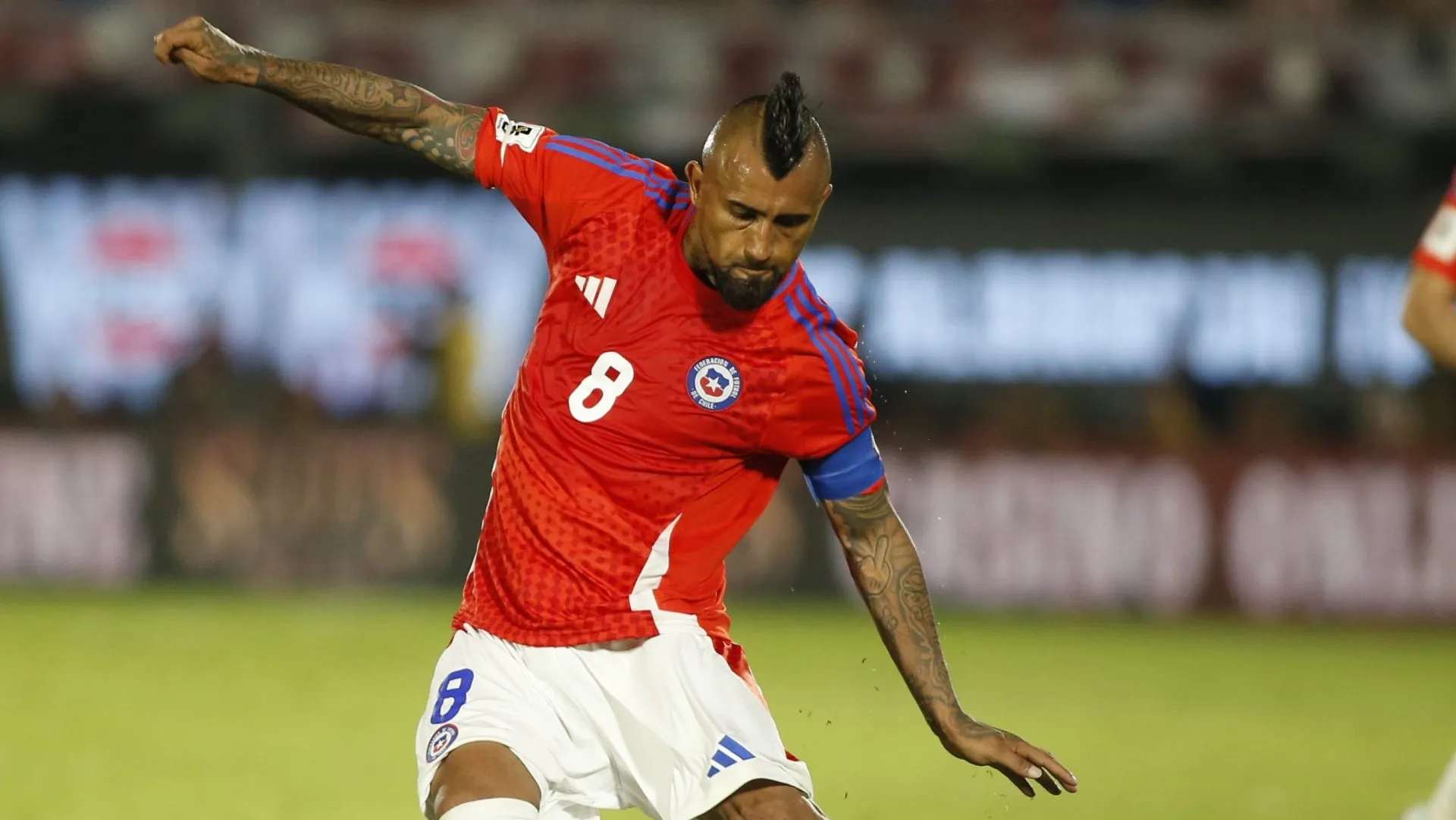 Arturo Vidal fue reemplazado al minuto 71 | FOTO: Angelo Saavedra/Photosport