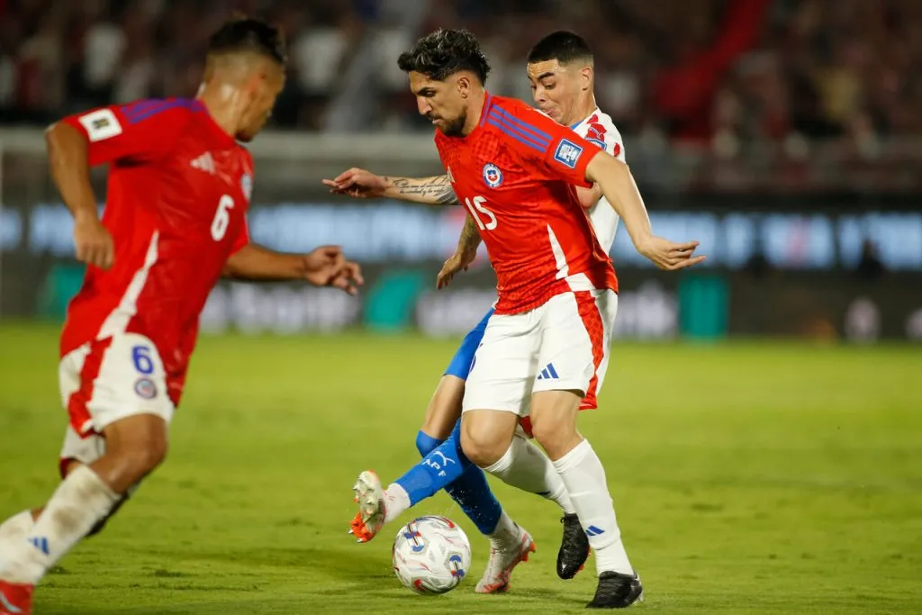 Diego Valdés ingresó a los 60 minutos ante Paraguay (Photosport).