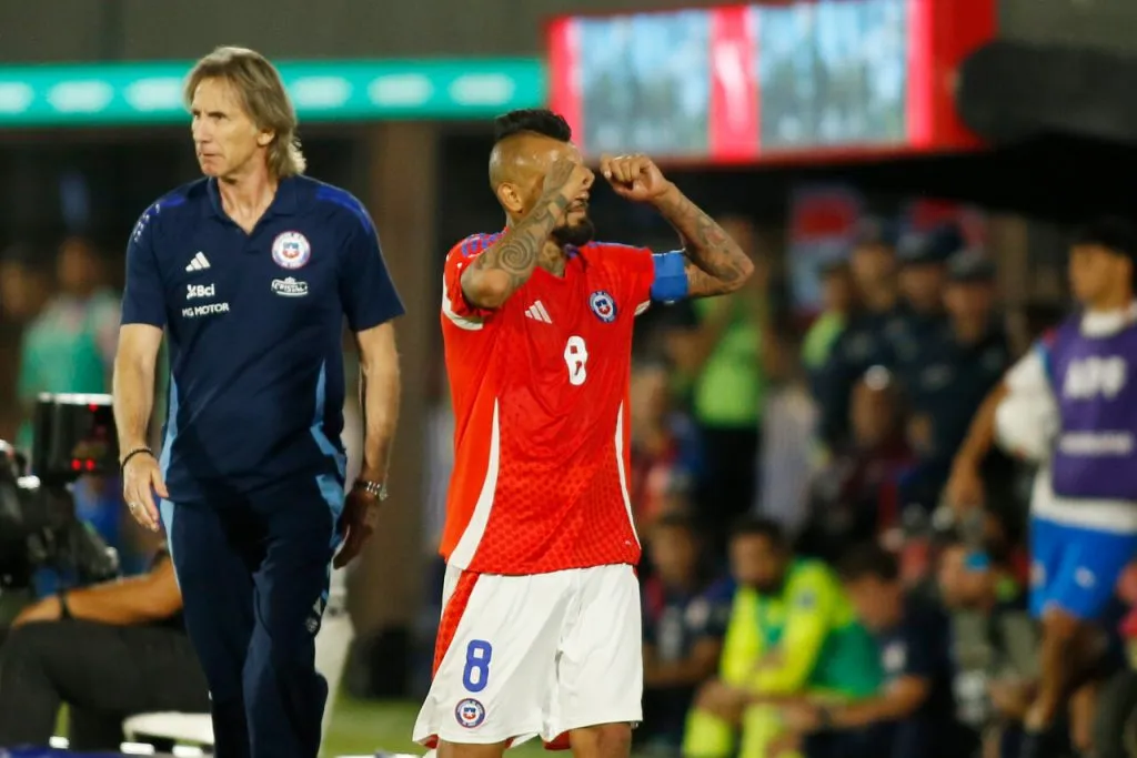 Vidal fue reemplazado en el segundo tiempo. | Foto: Photosport