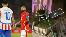 Los hinchas guaraníes se siguen burlando de Chile.