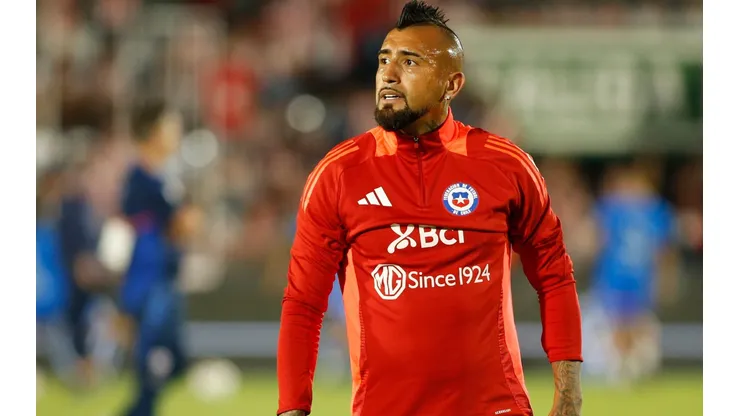 Arturo Vidal se enojó con una pregunta en la conferencia de prensa de La Roja.