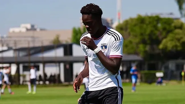 Manley Clerveaux celebrando un gol con la camiseta de Colo Colo | FOTO: Colo Colo
