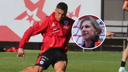 Ricardo Gareca explica la salida de Alexis Sásnchez de La Roja. (Foto: Photosport)