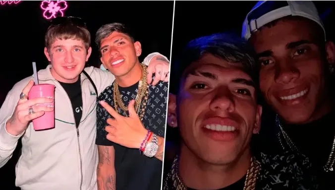 Carlos Palacios fue visto en la fiesta Bresh.