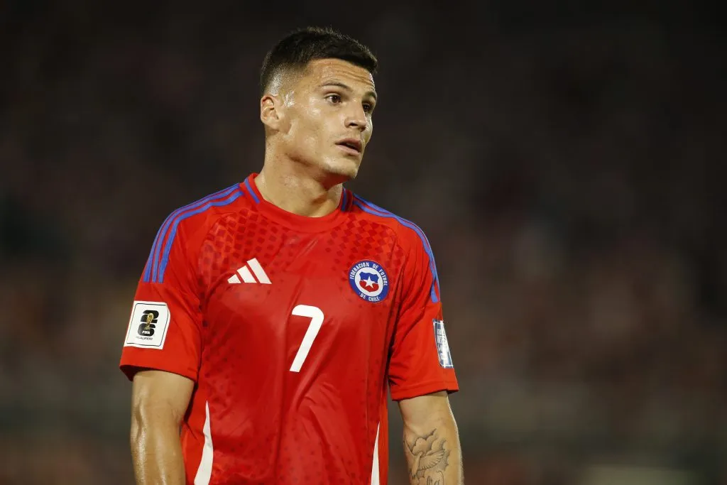 Lucas Cepeda venía siendo una de las nuevas figuras de la Selección Chilena y ya tenía dos goles en estas Eliminatorias. (Foto: Ángelo Saavedra/Photosport)