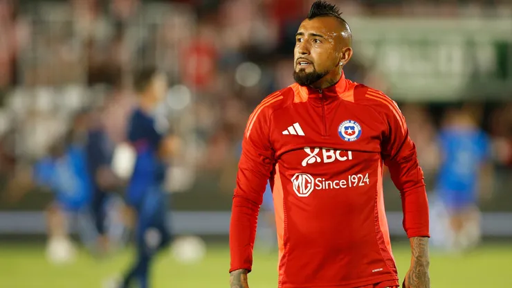 Arturo Vidal se expresa en la previa a partido de Chile ante Ecuador. (Foto: Photosport)