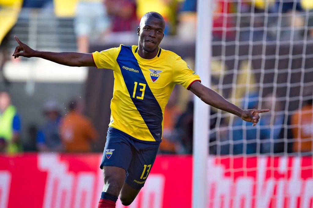 Enner Valencia, goleador histórico de Ecuador con 46 goles (Photosport).