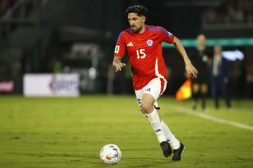 Diego Valdés fue pifiado en la previa al encuentro de Chile, aquello cuando presentaron a los jugadores. (Foto: Photosport)