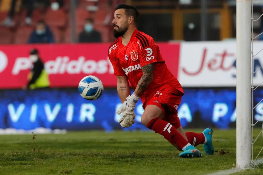 Galíndez atajando en la U. | Foto: Photosport
