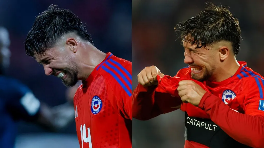 Felipe Loyola no pudo ocultar su rabia y emoción tras la igualdad ante la Tri | Foto: Photosport