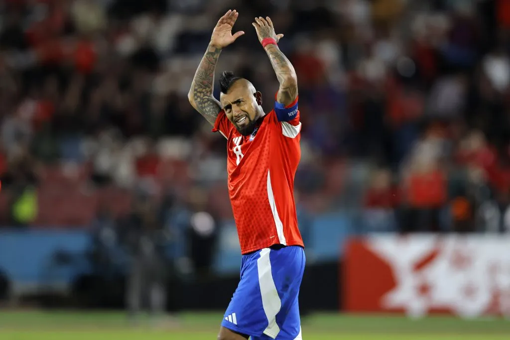 Arturo Vidal fue el capitán de Chile en esta última doble fecha FIFA. (Foto: Javier Torres/Photosport)