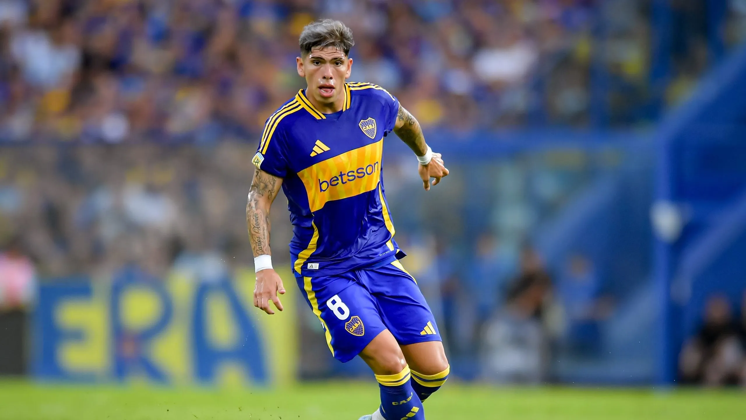 Carlos Palacios se salvó de las sanciones en Boca y volvió a entrenar con normalidad. (Foto: Marcelo Endelli/Getty Images)