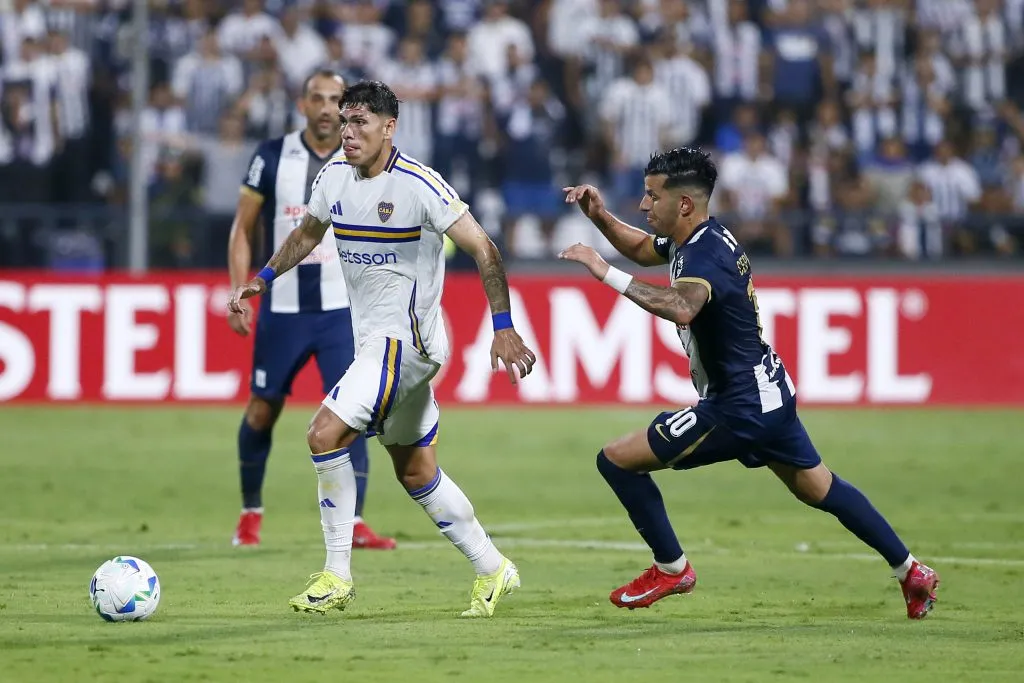 Carlos Palacios es el segundo jugador con más titularidades este 2025 en Boca Juniors. (Foto: Fernando Sangama/Getty Images)