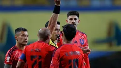 Altamirano vio la roja en el primer tiempo.