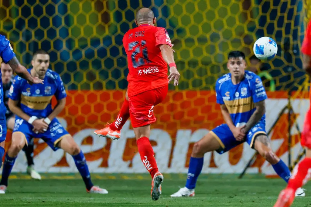 La U tuvo poca eficacia ante Everton. | Foto: Photosport