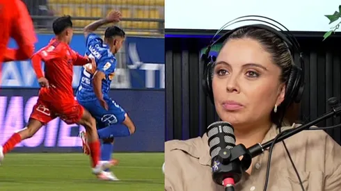La comunicadora de TNT Sports y su opinión sobre la jugada de Altamirano.