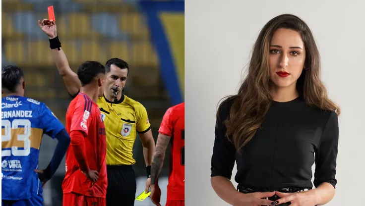 La comunicadora de ESPN Chile y su categórica opinión sobre la polémica jugada de Altamirano.