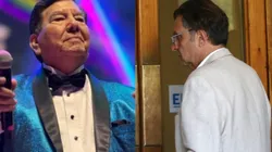 Aníbal Mosa llegó al velorio de Tommy Rey a dejar emotivo presente.